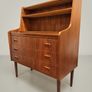 Stylish and Practical Danish Teak Secretary Desk Image 2