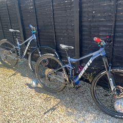 Two giant stance bikes