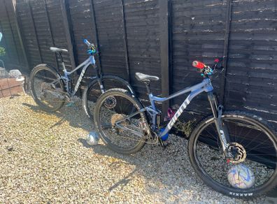 Two giant stance bikes