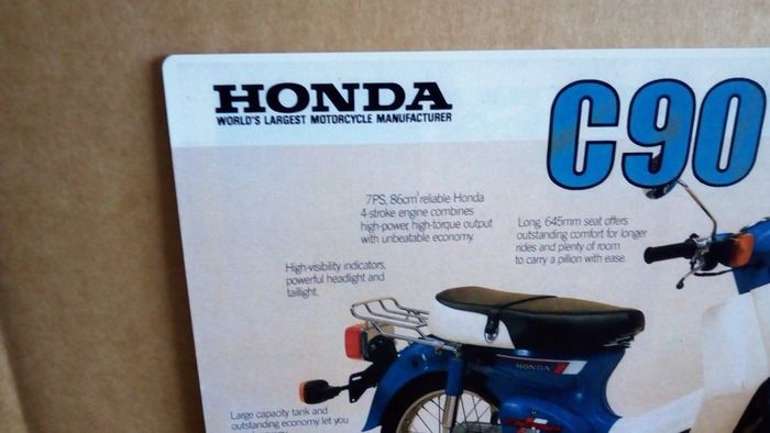 Honda 50 70 90 classic bike reproduction media posters
