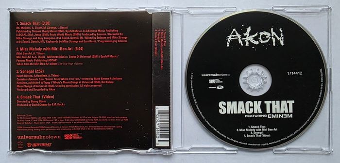 Akon - Smack That - CD Single