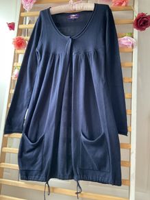 cardigan navy longline cardigan with hood