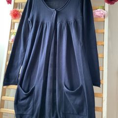 cardigan navy longline cardigan with hood