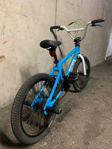 Blue & White BMX Bike (20 inch) - Fully Functional / Fixer-Upper