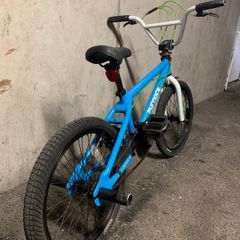 Blue & White BMX Bike (20 inch) - Fully Functional / Fixer-Upper