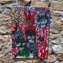 Roots  original acrylic painting