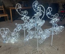 Reindeer outdoor Christmas lights