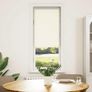 Roller Blind Blackout Off White 40x130 cm Fabric Width 35.7 cm Polyester Image 2