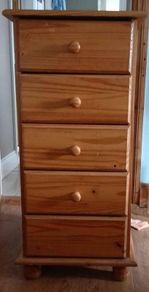 Tall chest of drawers