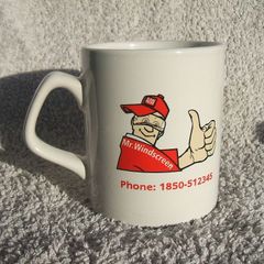 MR. WINDSCREEN (Allied Irish Windscreens) - promotional mug (c.2001)