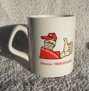 MR. WINDSCREEN (Allied Irish Windscreens) - promotional mug (c.2001)