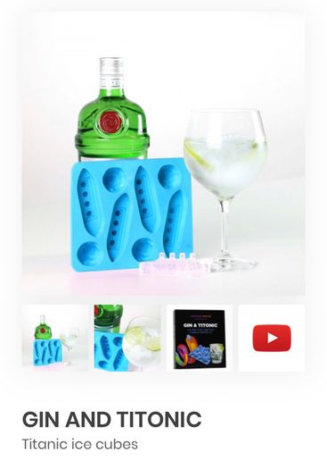 1000 "gin And Titonic" Ice Tray / Ice Cube Maker Job Lot