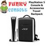 PlayStation 5 PS5 Console Controller Strap Carry Storage Bag Backpack Black Image 6