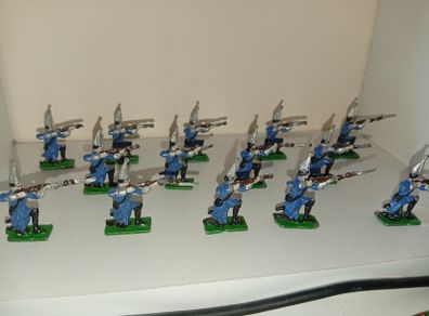 Collection Of Prince August toy soldiers 1970s Lead Figures-some Damage