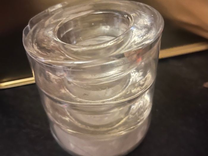3 Glass T- Light Holders