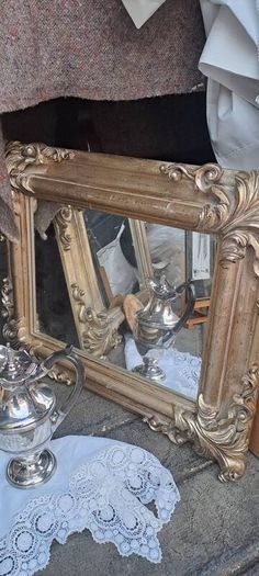 2 X Antique Style Mirrors