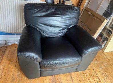 Black Leather Armchair
