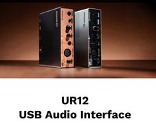 Audio Interface Steinberg UR12 + recording/podcasting/streaming setup
