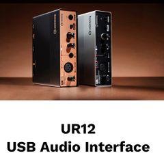 Audio Interface Steinberg UR12 + recording/podcasting/streaming setup
