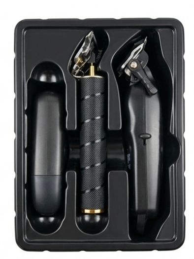 WEEME 3-in-1 Professional Hair Clipper & Grooming Set (826+T9 Black Spiral) - New in Box