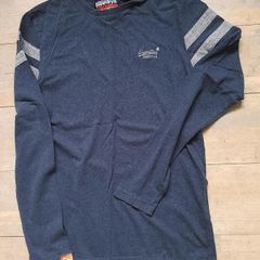 Superdry navy top - Small
