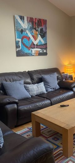 Leather Sofas - 3 seater and 2 seater