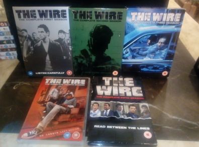 The Wire - Series 1-5 - Complete Series Hbo (dvd, 2008, 24-discs)