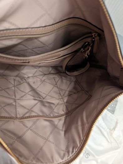 Michael Kors Lexington Large Shoulder Bag in Taupe
