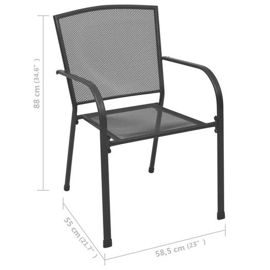 4 Outdoor Mesh Chairs