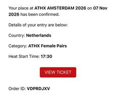 ATHX Amsterdam tickets