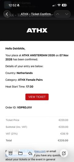ATHX Amsterdam tickets