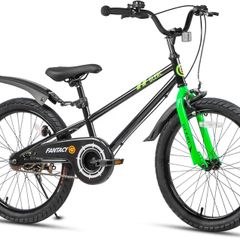 12 14 16 18 20 Inch Kids Bike for 2-14 Years Old Boys Girls Bicycles with Water Bottle Holder & Stabilisers & Bell, Multiple Colors