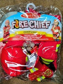 kids Fireman dress up costume by Melissa & Doug