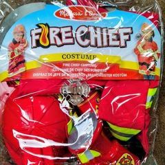 kids Fireman dress up costume by Melissa & Doug