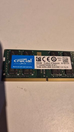 Ram 16gb Ddr4 2666mhz Sodimm 8x Sticks