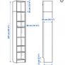 White IKEA bookcase Image 7