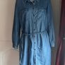 F&F long sleeve knee length denim dress size UK18/20 EU46/48 Postage included Image 4