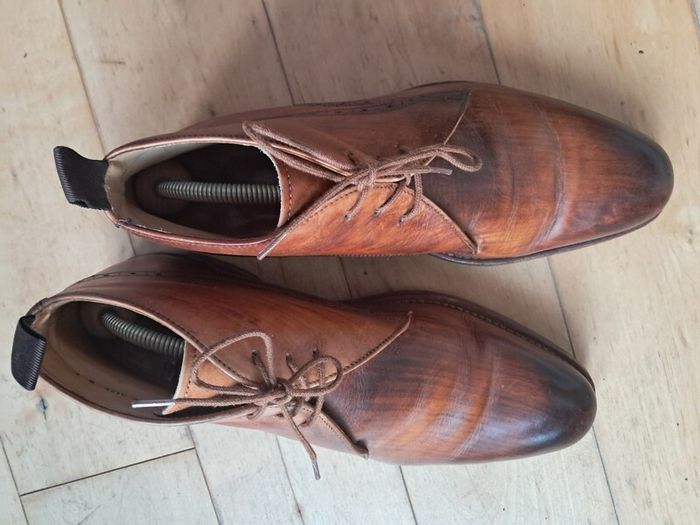 Barker men's tan ankle boots
