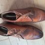 Barker men's tan ankle boots Image 3