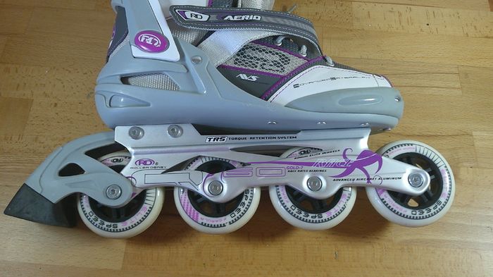 Roller Derby Aerio Q 60 Womens Inline Skates UK  Ire Size 8 Euro 42 Elite Series Purple Grey