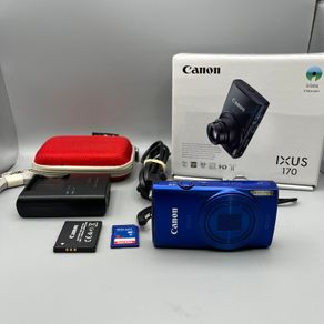 Canon IXUS 170 20MP Digital Camera Blue - Boxed - Full Kit