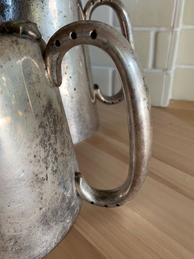 Antique 'Gresham hotel' silver lated tea set