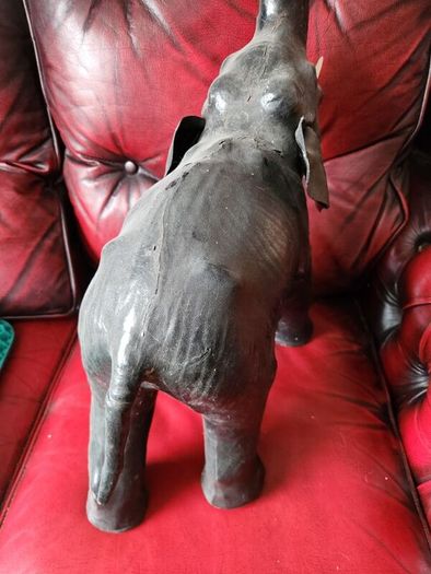 fabulous large leather elephant