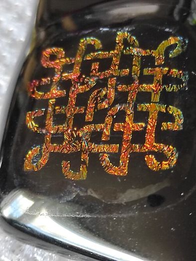 Dichoric glass pendant