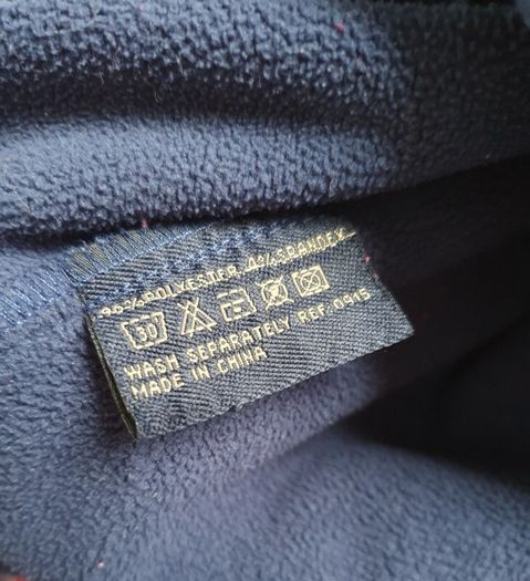 Harry's Horse soft shell jacket size large ptp 20" Navy like new