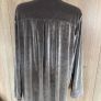 Via Appia Cardigan cover up velvet grey/silver tone size UK20 EU48 Postage included Image 3