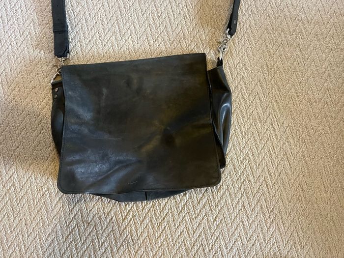 leather bag hand made in the US shoulder bag