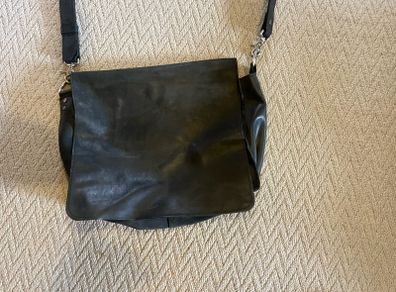 leather bag hand made in the US shoulder bag