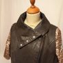 leather gilet Image 2