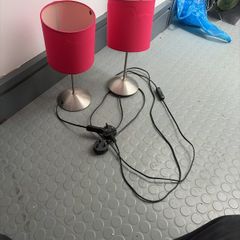 two ikea lamps